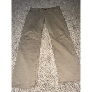 Lee Extreme Motion  Pants Men's 36x32 Brown Straight Fit Tapered Leg Chinos